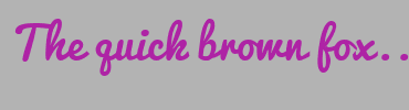 Image with Font Color AE23A5 and Background Color B3B3B3